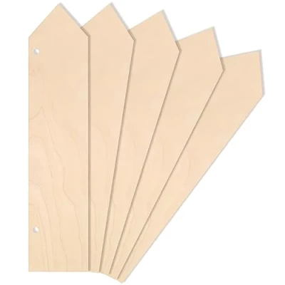 Image de Creative Deco 5 x Pendentif en Forme de Flèches Grandes 40 9 cm Bois Contreplaqué