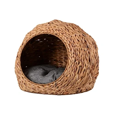 Afbeelding van UNUS Animals Ronde kattenmand met kussen, huisdiermand voor honden en katten