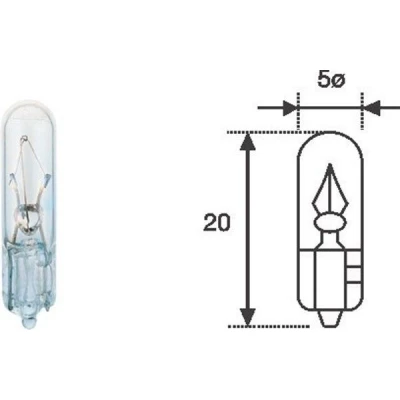 Afbeelding van Gloeilamp, instrumentenverlichting MAGNETI MARELLI 003721100000