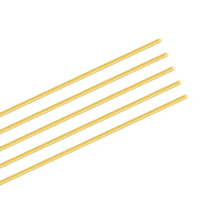 Afbeelding van iMeistek 5 stuks massief messing staven rond 2 mm lengte 350 voor RC handgrepen doe het zelf