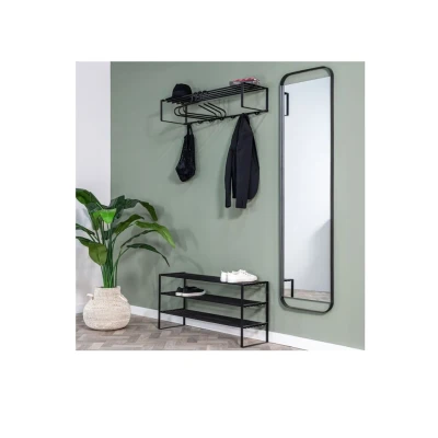 Afbeelding van REX 2 XL (100 cm) Wandkapstok Zwart