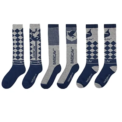Afbeelding van Harry Potter Set of 3 Ravenclaw High Socks