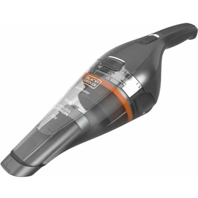 Afbeelding van BLACK+DECKER NVC220WC QW Kruimeldief Zakloos Chroom Titanium Transparant