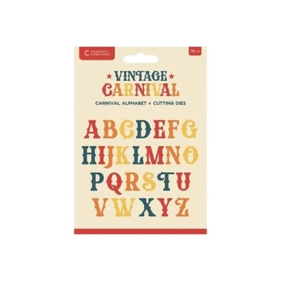 Afbeelding van CC Vintage Carnival Snijmal Alphabet