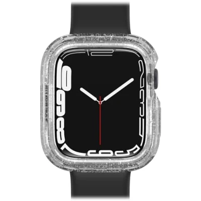 Image de OtterBox EXO EDGE Pare chocs pour montre intelligente polycarbonate, TPE stardust (paillettes transparentes) Apple Watch (45 mm)