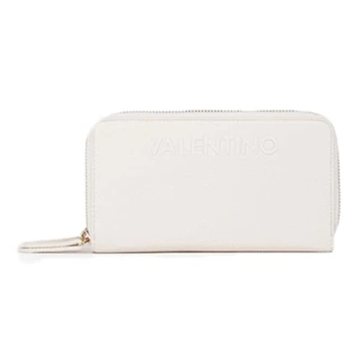 Afbeelding van VALENTINO Portemonnee Rised Re Zip Around Wallet Ecru Crème