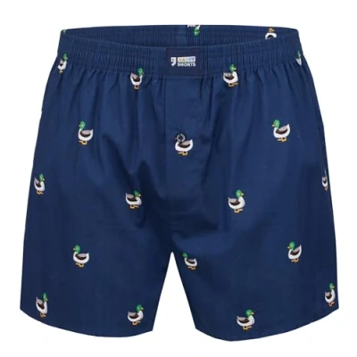 Afbeelding van Happy Shorts WIDE Mouse WITH Hearts Boxershort, Heren, Maat: Large, Duck