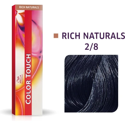 Afbeelding van Wella Color Touch 60ml 2/8 Zwart Blauw