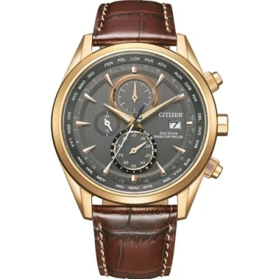 Afbeelding van Citizen AT8263 10H Horloge Leer Bruin Ø 43 mm