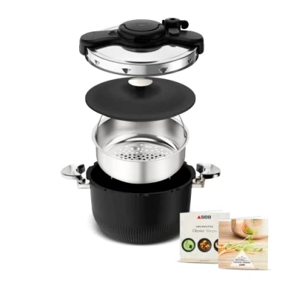 Afbeelding van SEB P4810700 Snelkookpan, 6 l, roestvrij staal, zwart