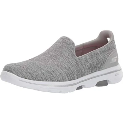 Afbeelding van Skechers Go Walk 5 Honor, damessneakers, Grijze textielrand