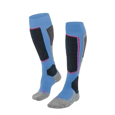 Afbeelding van FALKE SK2 Intermediate Vegan dames skiing kniekousen blauw (blue note) Maat: 39 40