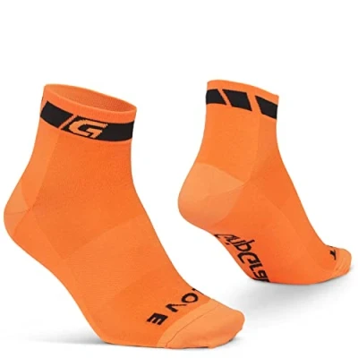 Afbeelding van GripGrab Classic Low Cut Zomer Fietssokken 1 Paar Korte Coolmax Sokken Oranje Unisex Maat L (44 47)