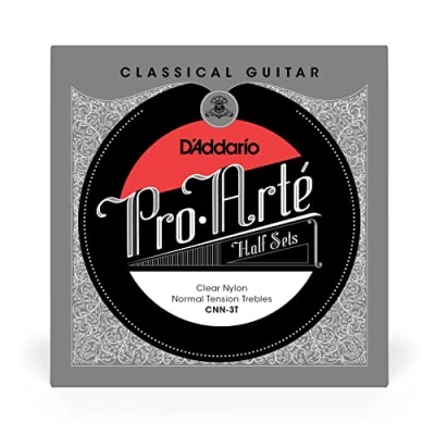Image de D&#039;Addario CNN 3T Pro Arte Clear Nylon Jeu de 3 cordes aigues pour guitare classique normale