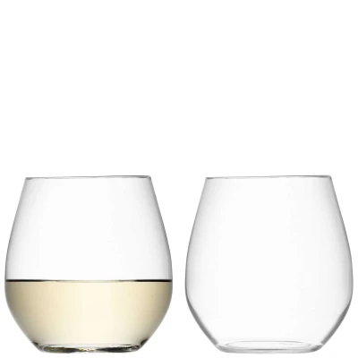 Afbeelding van L.S.A. Wine Wijnglas Wit 370 ml Set van 2 Stuks Transparent / Glass