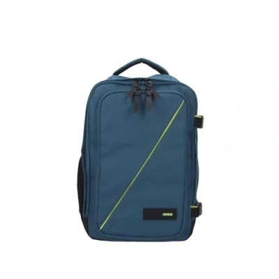 Image de American Tourister Take2Cabin sac de cabine Ryanair 40 x 25 20 cm, 24 L, 0,40 kg, bagage à main, dos d&#039;avion S, sous siège, bleu (bleu port)
