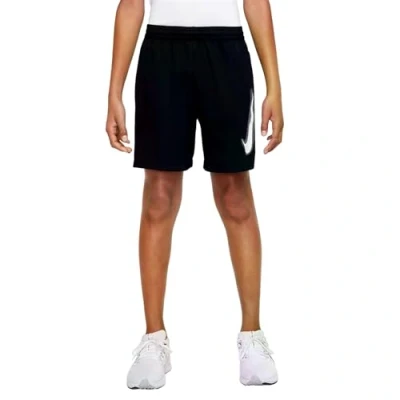 Afbeelding van Nike Performance DF Multi Short Unisex Korte broeken voor kinderen, Maat: 116 128, Black/white