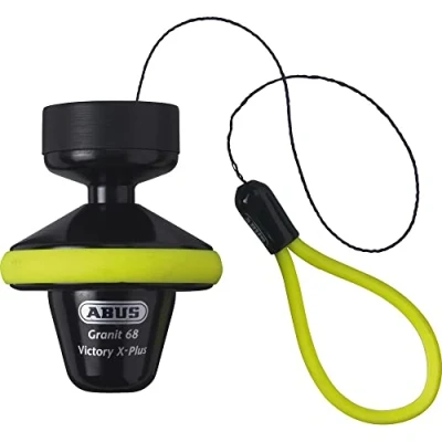 Afbeelding van Abus Moto Graniet Victory XPLUS 68 III Zwart/Geel SRA goedgekeurd