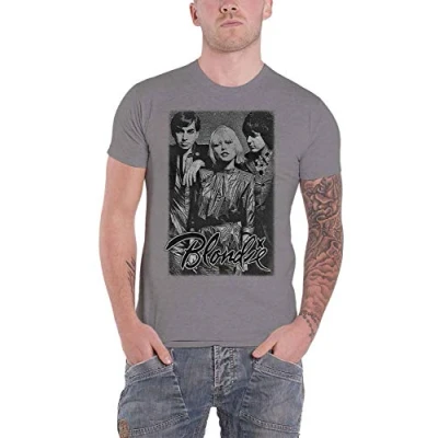 Afbeelding van Blondie Band Promo Heren T shirt XXL Grijs