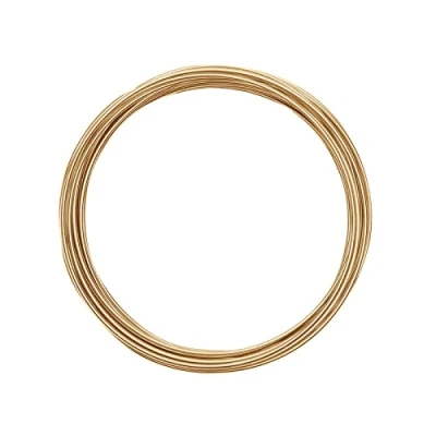 Afbeelding van Vaessen Creative Aluminiumdraad 1,5 mm x 5 m licht goud 500 0,15 cm