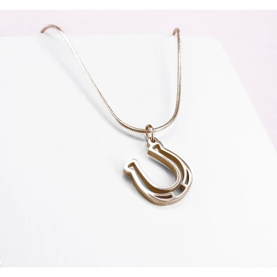Afbeelding van Ponytail&amp;Co Hanger Hoefijzer Rosé Goud