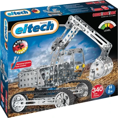 Afbeelding van Eitech Graafmachine Construction Zilver 340 delig