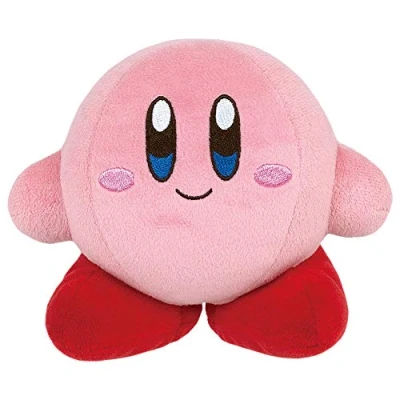Afbeelding van Super Mario KP01UK Kirby Sanei Pluche, officieel gelicentieerd product, meerkleurig