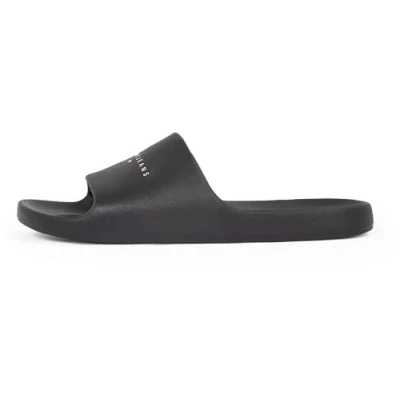 Afbeelding van Tommy Jeans Teenslippers, Heren, Maat: 40, Black Kunststof
