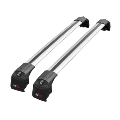 Afbeelding van Apline Compatibel met Mercedes GLA (X156) 2014 2020 dakdragers ACE 2 Railing autobagagedrager, grijs