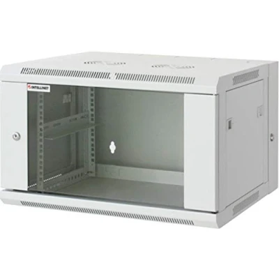 Afbeelding van Intellinet 712026 19inch patchkast (b x h d) 600 770 550 mm 15 HE Grijs wit (RAL 7035)