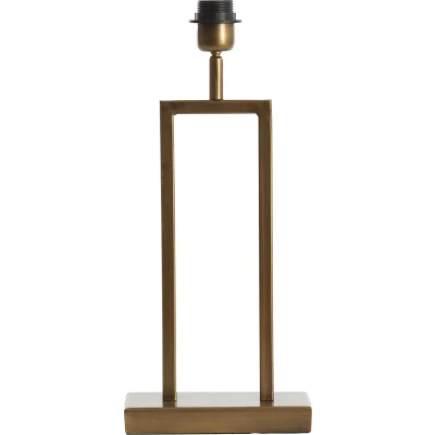 Afbeelding van Light &amp; Living Tafellamp Shiva 41cm Antiek Brons excl. kap