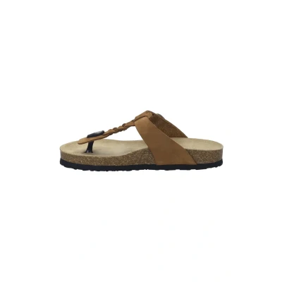 Afbeelding van Josef Seibel Teensandalen, Dames, Maat: 41, Camel Leer