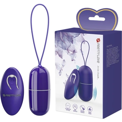 Afbeelding van Pretty Love Arvin Vibrerend Eitje met Afstandsbediening Paars