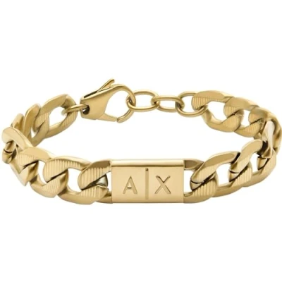 Afbeelding van Emporio Armani heren Classic schakelarmband met logo AXG0078710