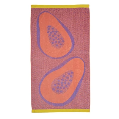 Afbeelding van KAAT Amsterdam Papaya Strandlaken 100x180 cm Multi