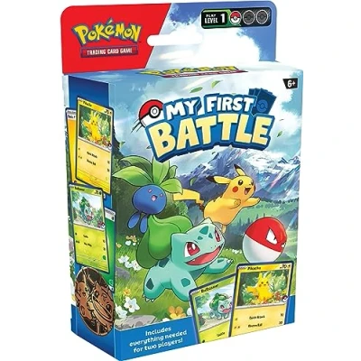 Afbeelding van Pokémon TCG: Mijn eerste gevecht Pikachu en Bulbasaur (starterset inclusief 2 mini decks accessoires die klaar zijn om te spelen)