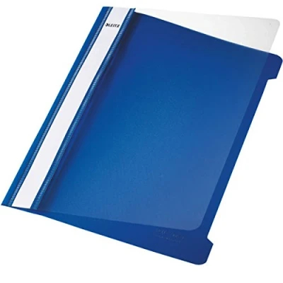 Afbeelding van Snelhechter Leitz standaard A5 PVC blauw