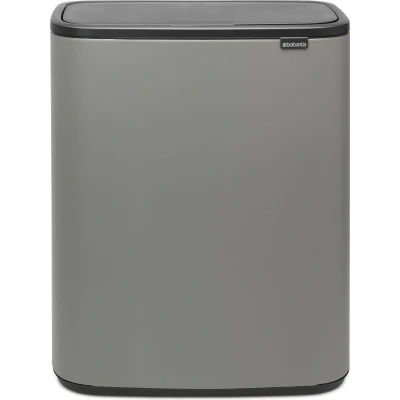 Afbeelding van Brabantia Bo Touch Bin 60 Liter Mineral Concrete Grey