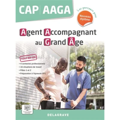 Image de Les Parcours Pros CAP Agent Accompagnant du Grand Âge (AAGA) (2024) Pochette élève