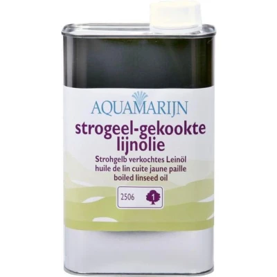 Afbeelding van Aquamarijn Strogeel gekookte lijnolie