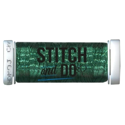 Afbeelding van Christmas Green Hobbydots Garen Stitch &amp; Do