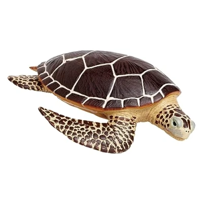 Afbeelding van Safari Speeldier Zeeschildpad 21 Cm Bruin/geel