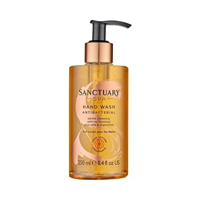 Afbeelding van Sanctuary Spa Antibacteriële vloeibare handzeep, veganistische zeep, dierproefvrij, 250 ml