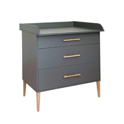 Afbeelding van ATB ILA luiertafel 101 x 85 75 cm complete set voor babykamer functioneel meubel comfortabele baby met laden babytafel