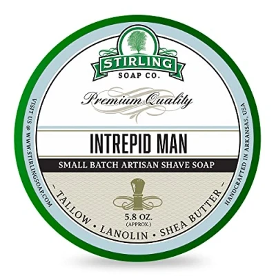 Afbeelding van Stirling Soap Co. scheercrème Intrepid Man 165ml