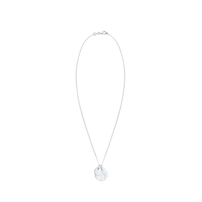 Afbeelding van Elli Plate Hammered Ketting silvercoloured, Dames, Maat: 45, Silver coloured