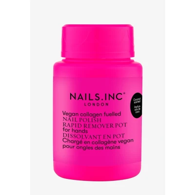 Afbeelding van Nails Inc Neonroze nagellak remover gevoed door Veganistisch collageen Met Acetonvrij, aangename kokosnootgeur en dierproefvrij