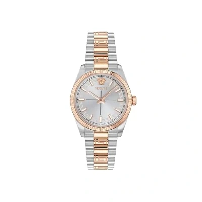 Afbeelding van Versace Horloge, Dames, Maat: One Size, Bi tone