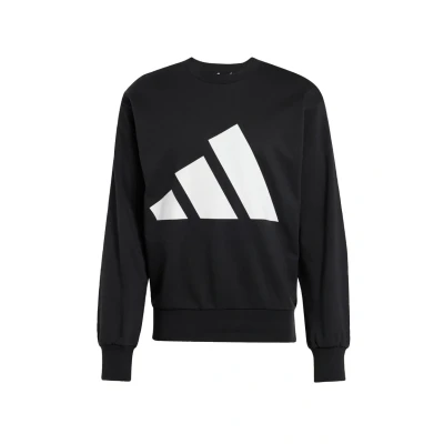 Afbeelding van adidas Sportswear Essentials BIG LOGO French Sweater, Heren, Maat: XS, Black white