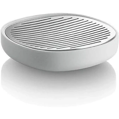 Afbeelding van Alessi PL04 W Birillo zeephouder design PMMA en roestvrij staal, wit